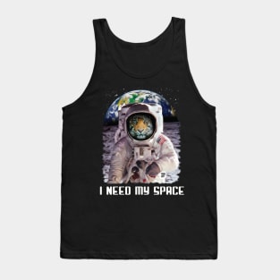 I NEED SPACE TIGER Tank Top